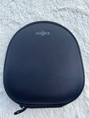 Shokz Black Over-Ear Headphones Travel Case